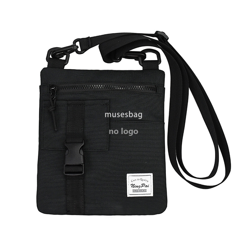 Casual multi-functional crossbody bag single shoulder cool buckle mobile phone bag simple small square bag classic couple bag
