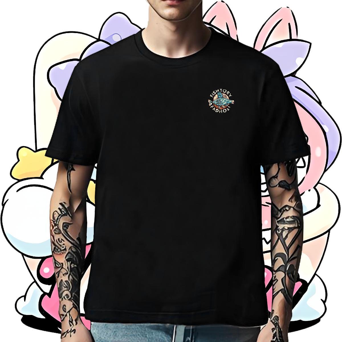 Comfortable Men Tees Anime Printing Street 230g 100% Cotton Custom Print Oversized Round Neck Short Sleeve T shirt Designer Fashion Tee Shirt