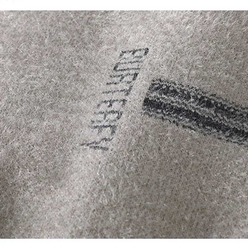 2023 Winter New Fashion Mens Casual Half High Collar Versatile SweaterXJ240814