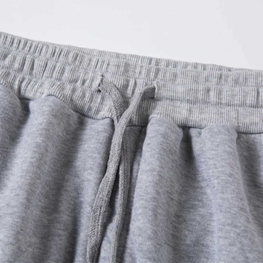Black wool sports pants unisex fashion track pants mens jogging backpack mens jogging Pantalons Pour HommesW240725