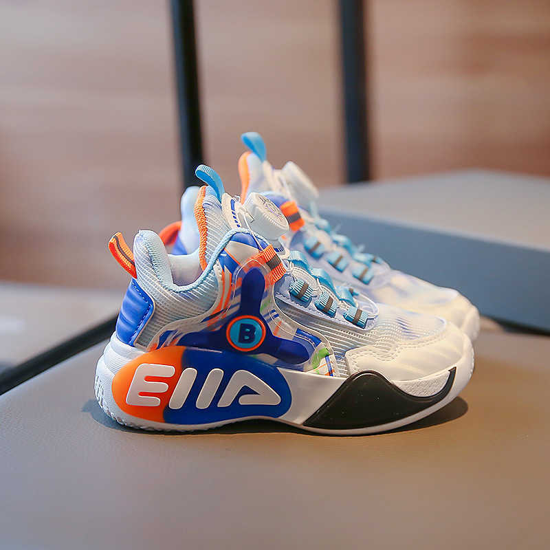 Sneakers Childrens trendy brand sports shoes Spring and Autumn new boys running shoes Girls fashionable dad shoes Student single shoe generation H2408