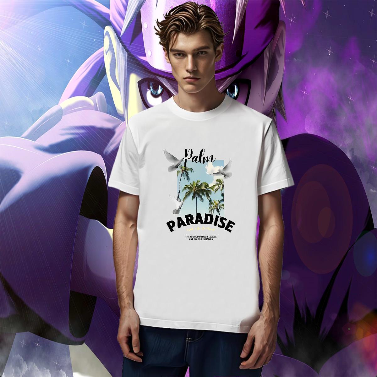High Quality tree T shirt Street Couples T Shirts 230g Cotton Free Shipping Breathable Short Sleeve Oversized Wear