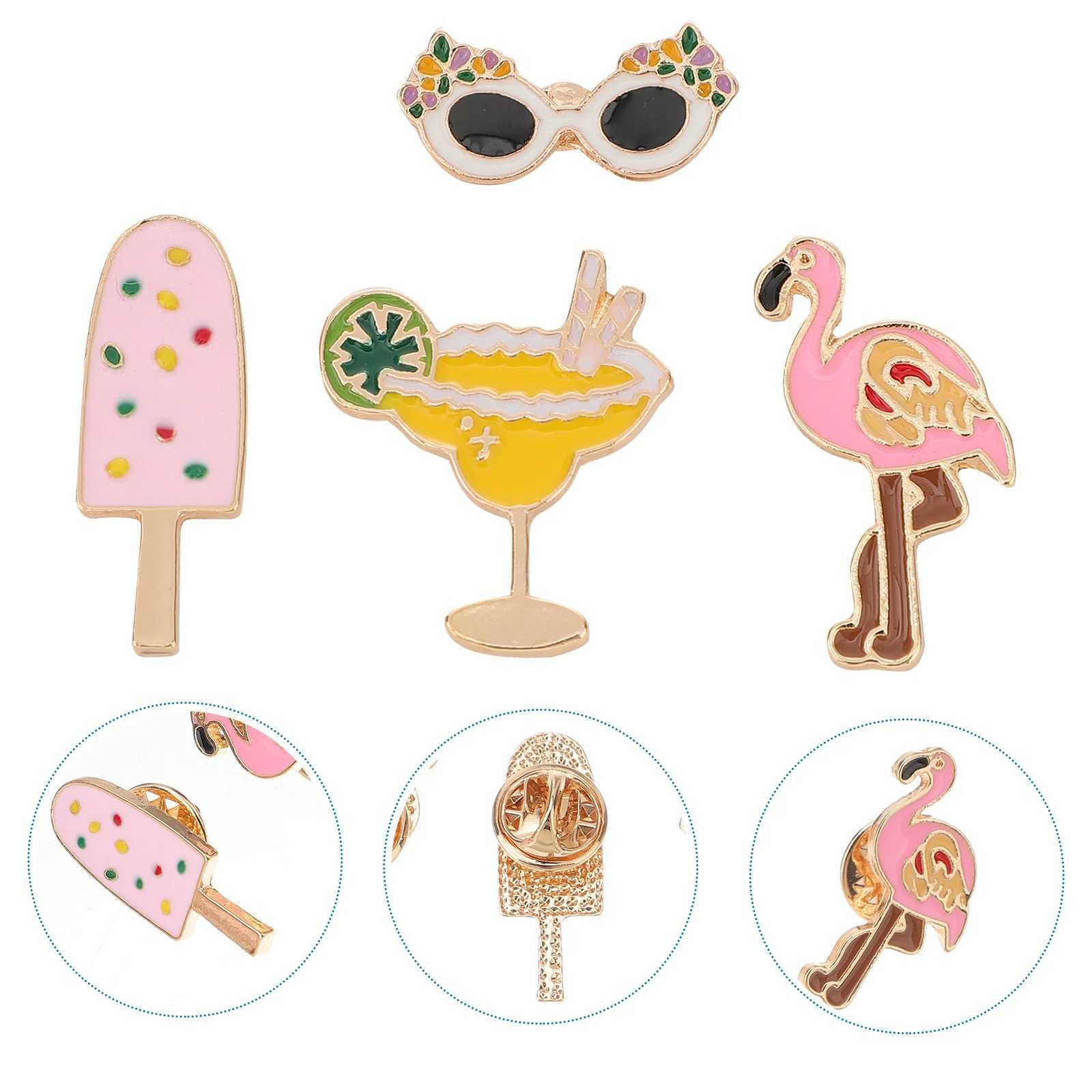 4 Brooch Pin party costumes Breastpin flamingo costumes from Europe and America W240815