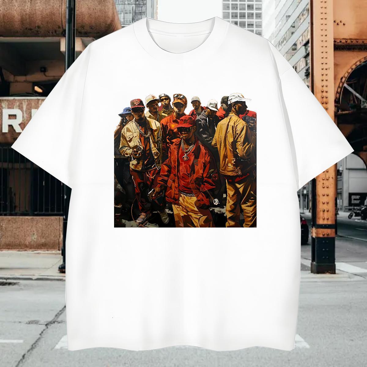 T Shirts Men 230g Cotton person Street Crew Neck Breathable Custom Big Size Couples T Shirts Fashion Casual Popular Tops Shirt