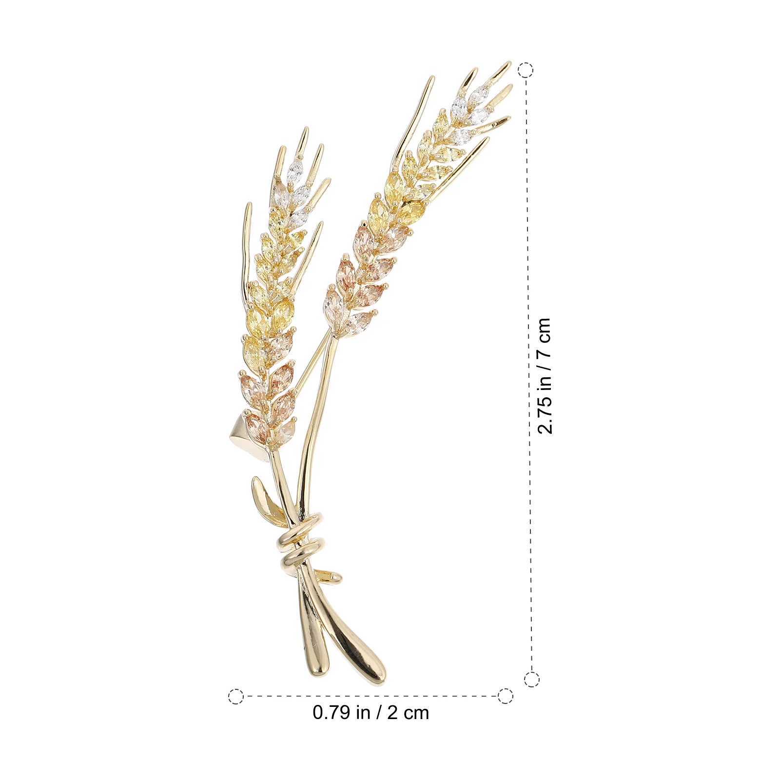 Brooch Pants exquisitely decorated alloy cute shape Brooches wheat spike brooch decorated copper corset W240815