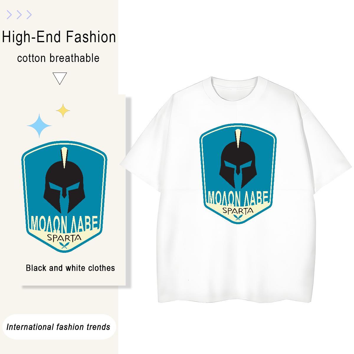 Loose Tshirt for Man Woman High Street Hip Hop 230g Cotton Custom Print Oversized Breathable Soft letter T Shirts Men New Tops Shirt