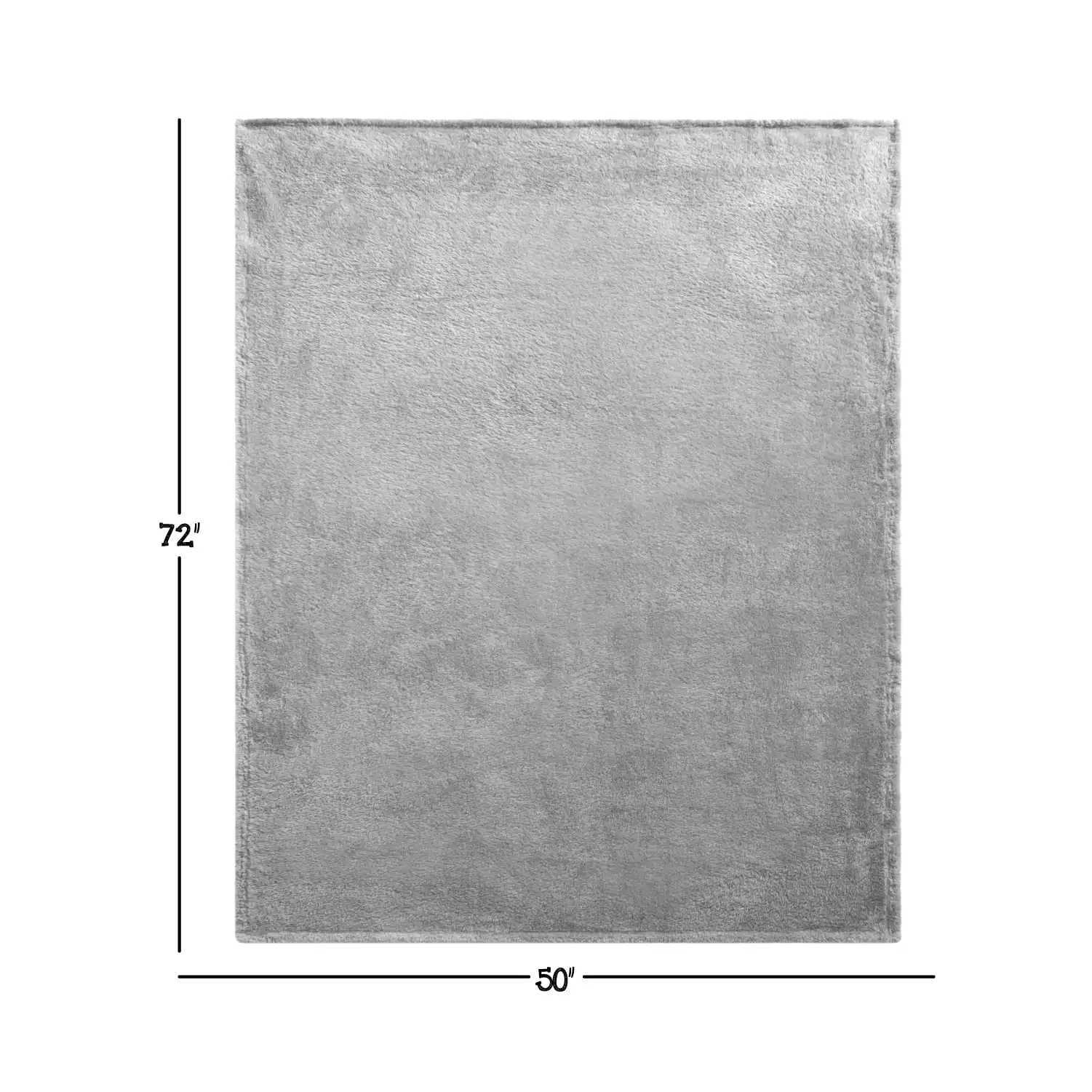 Soft Gray Oversized Fuzzy Throw Blanket for Kids 72 x 50 inches Made of 75% polyester and 25% recycled polyester it feels soft Y240815