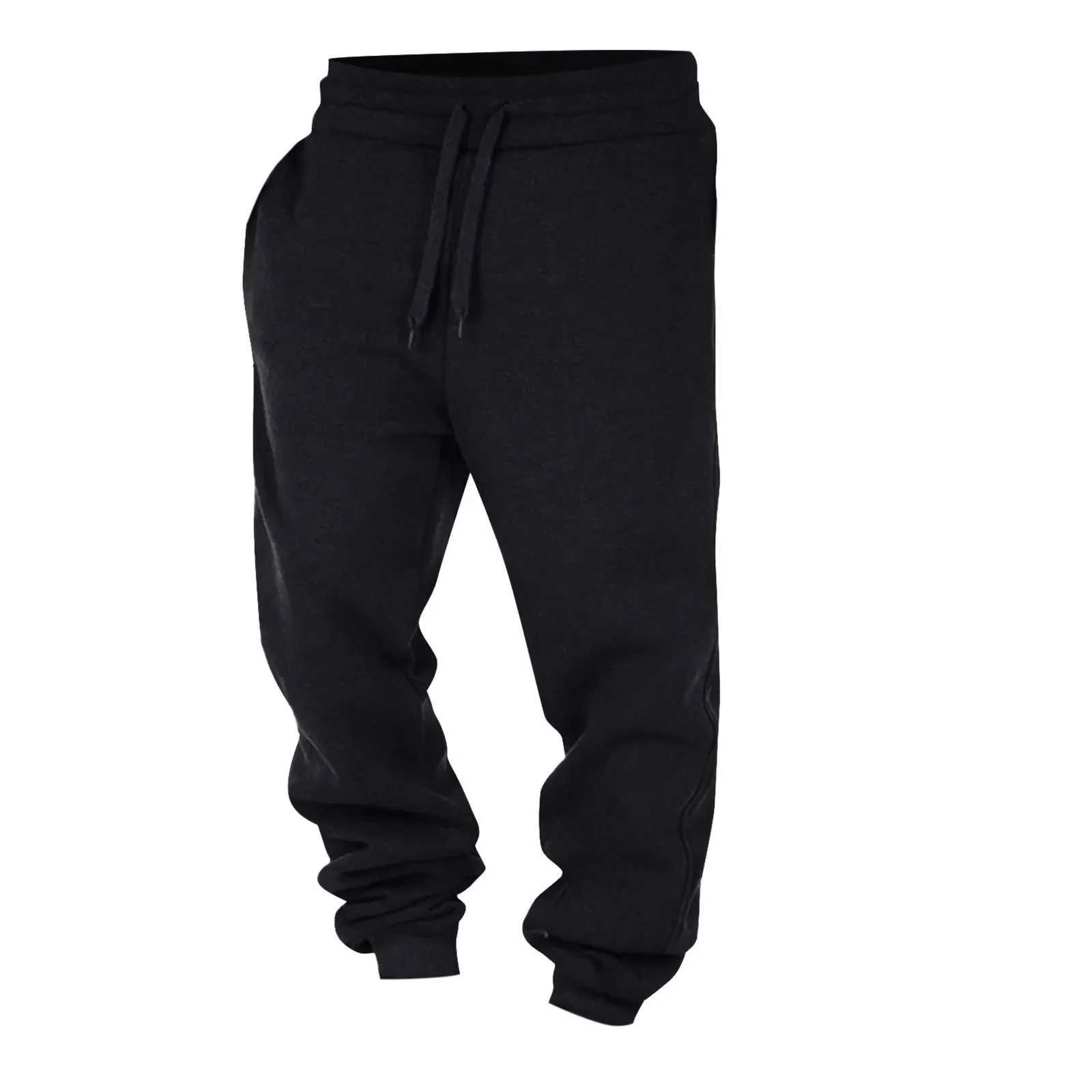 Sports pants for spring and autumn long pants for runners Trousers casual sports mens and womens fitness solid jogging pants solid colorW240725