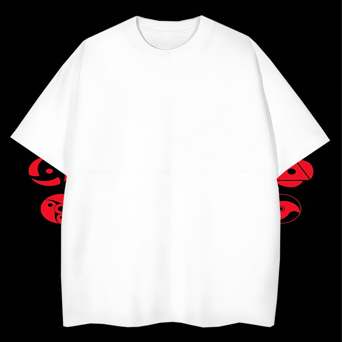 Soft Couples T Shirts Casual 230g Pure Cotton Anime Print Breathable Soft tree Man T Shirts Custom Clothings