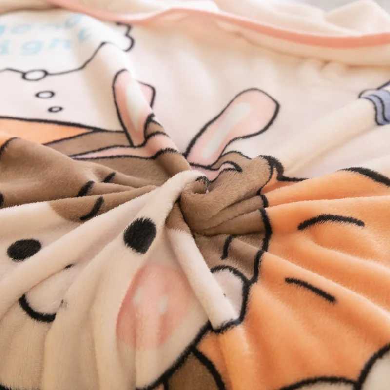 SummerAir Conditioning Nap Blanket Kids Blanket Childrens Day GiftCartoon Flannel Baby Blanket Swaddle Blanket Super Soft Sum Y240815