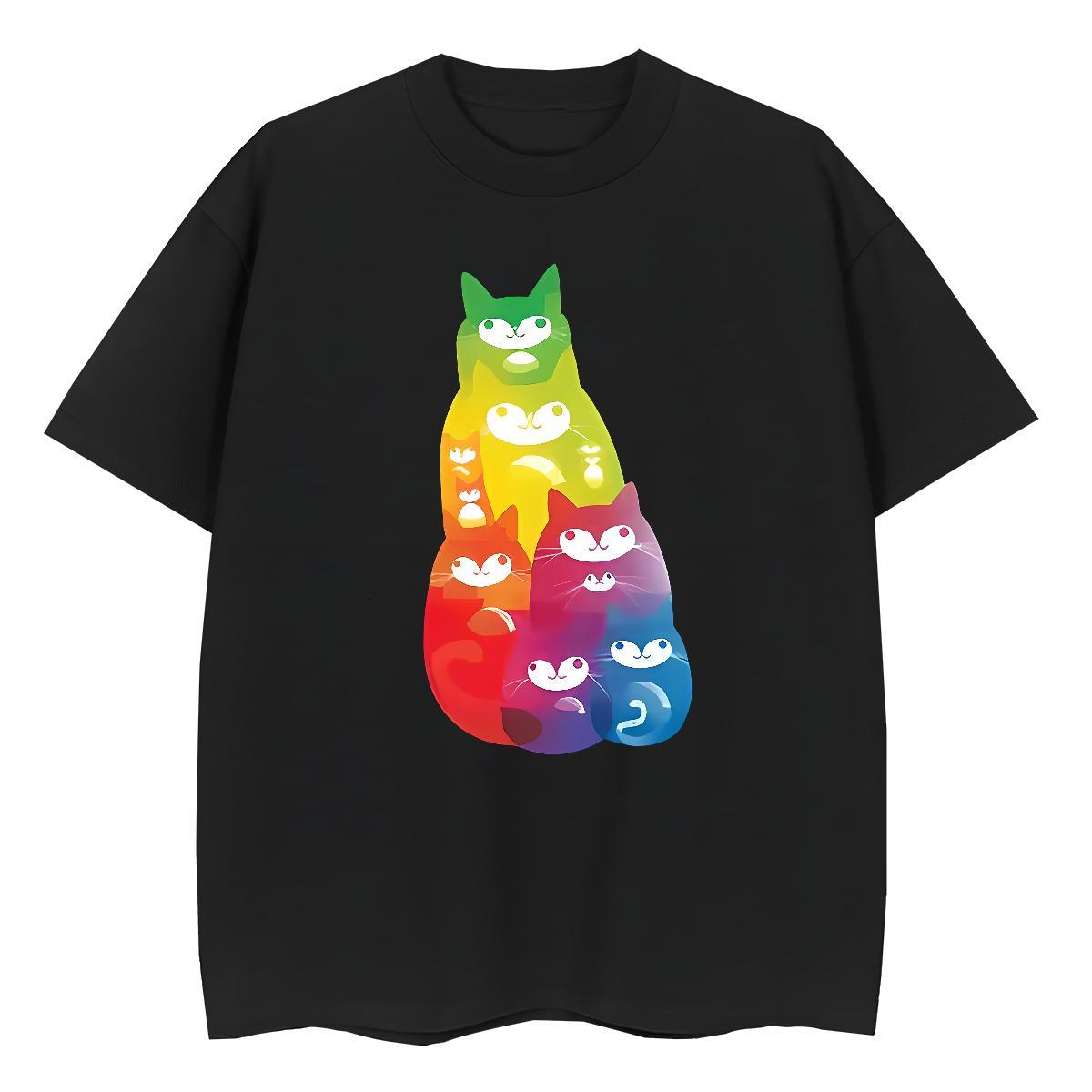 Soft T shirt colorful Breathable Soft Sport Graphic 100% Cotton 230g Couples T Shirts Customized Tops Tees