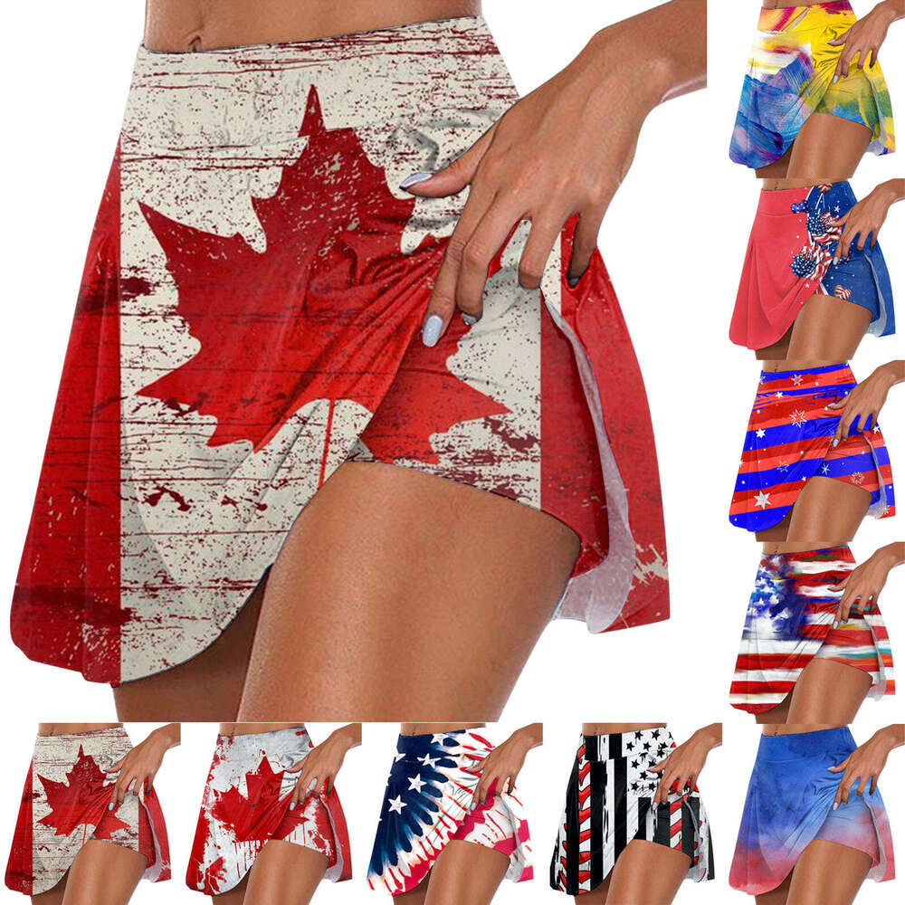 Printed Women Daily Casual Workout Tennis Yoga Sport Active Comfortable Elegant Floral Sports Stylish Shorts Skirt s