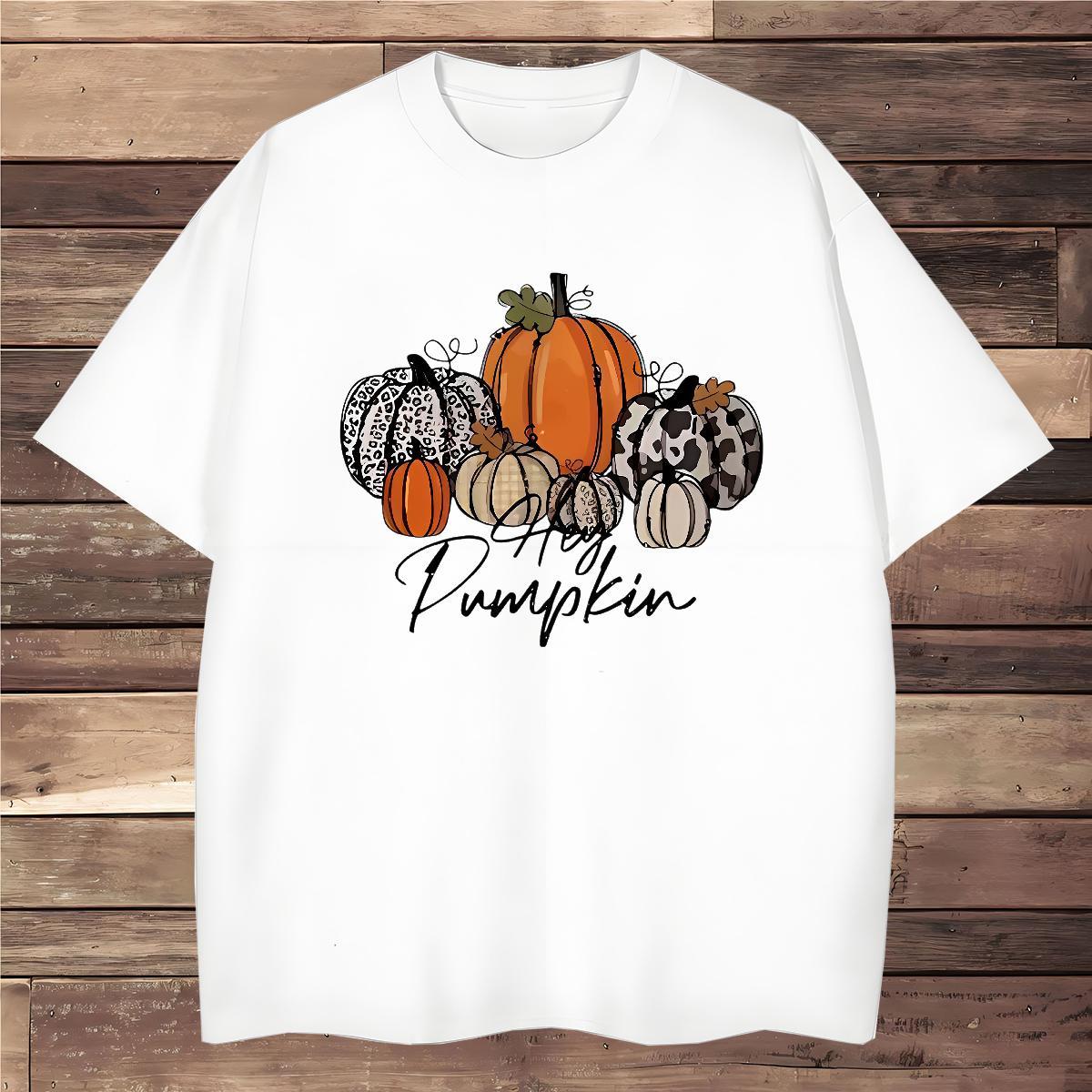 Comfortable T Shirts Men halloween O-Neck Short Sleeve Street Custom Printing 230g Cotton Men Tees 2024 New Clothes