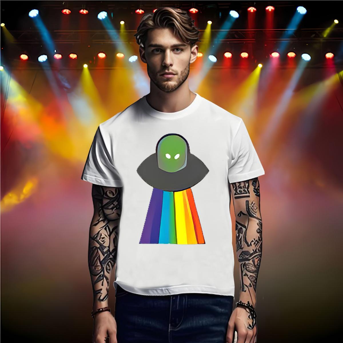 Mens T Shirts 230g 100% Cotton rainbow Summer Casual Round Neck Short Sleeve Oversized 3XL 4XL Men Clothes T-Shirt New Designer Polos