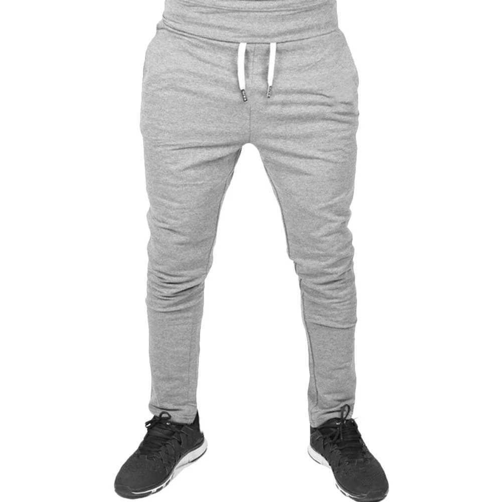 Mens pants summer new fashion pants mens solid color Trouser sports pantsW240725