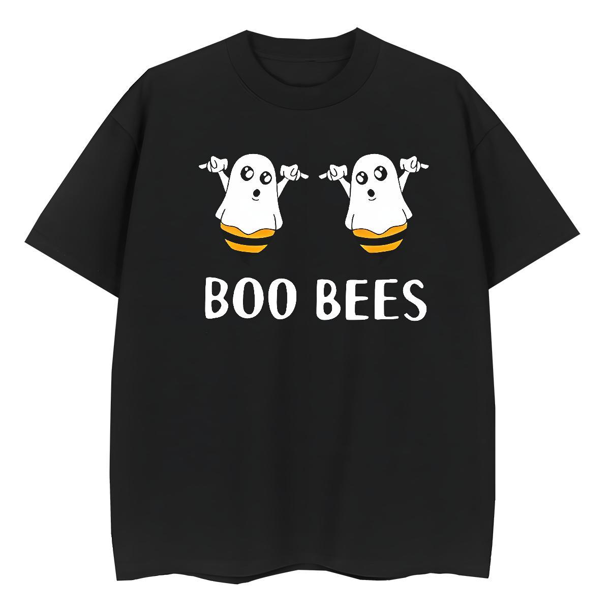 Loose Fit T Shirts Men halloween Breathable Short Sleeve Anime Printing Street White Plus Size 230g Pure Cotton Couples T Shirts 2024 Designer Wear