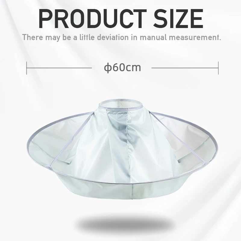 Hair cutting umbrella shawl hair cloak clothing hair dye three-way breathable childrens barber clothing W240814