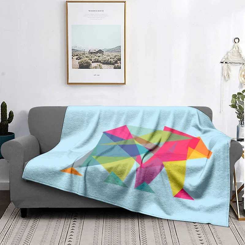 Home decoration plush Sofa blanket Anime animals Bedspread on the bed anime fluffy soft blankets thick blanket for winte Y240815
