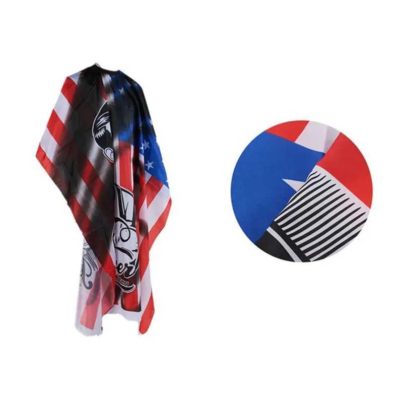 Hairdressing Coth pattern hair cutting waterproof cloth salon hairdresser Cape professional hair stylist retro beauty release W240814