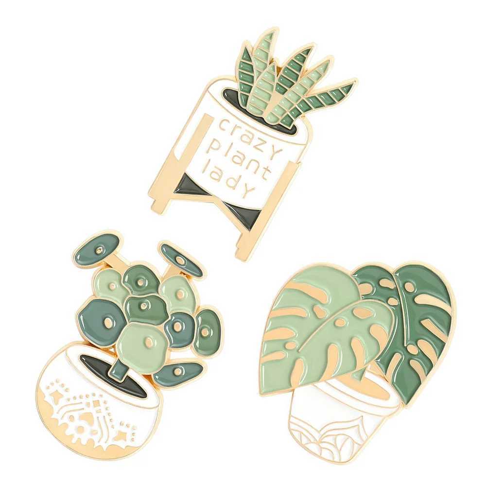 3 pieces of Brooch interesting brooches exquisite clothes Potted Plant fixed letter sweater Miss W240815