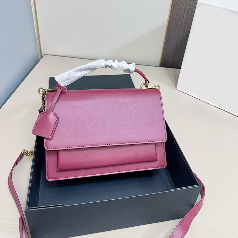 Fashion Classic Women's Designer Casual Versatile Shoulder Bag Luxury Leather Material with Hardware Accessories Crossbody Bag Trendy Super Beautiful Handbag