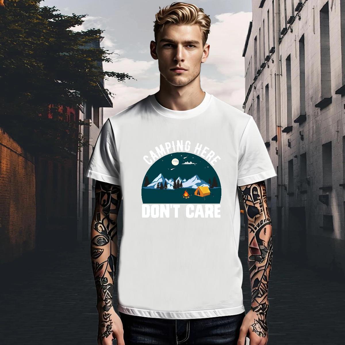 Unisex Men Clothes T-Shirt Beach 230g 100% Cotton Anime Short Sleeve Soft mountains Mens T Shirts Casual New Clothings