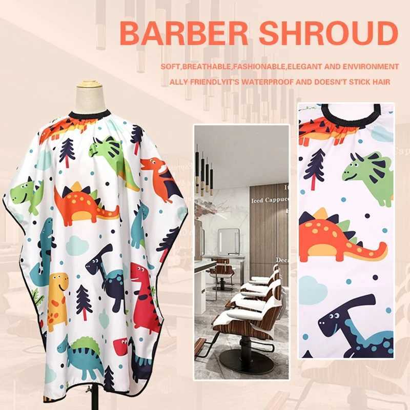 90 * 75CM Childrens Cartoon Hair Corner Professional Barber Hair Packaging Salon Childrens Waterproof Cutting Dress Hairstyling Supplies W240814