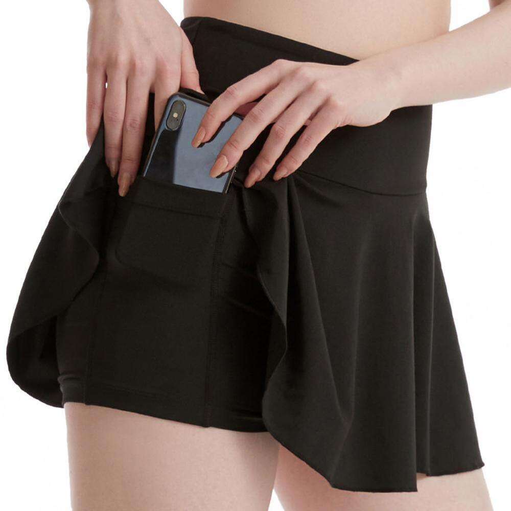 Skirt Yoga Breathable Women's Tennis Skirts with Pockets for Running Golf Sports Lightweight Soft Comfy Active Skort s