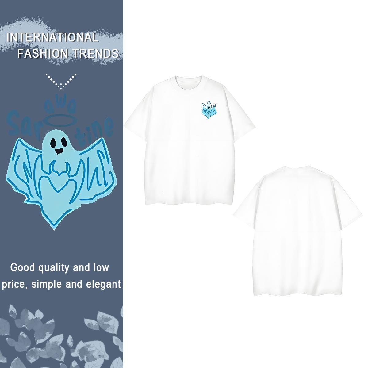 T shirt 230g 100% Cotton halloween Sports Casual Breathable Short Sleeve DIY Printed Tshirts Factory Direct Free Shipping Tops Shirt