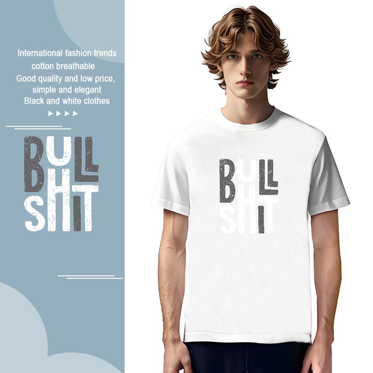 Unisex letter T Shirt For Man Hip Hop Men Clothes T-Shirt 100% Cotton 230g Custom Breathable Soft DIY Printed Tops Tees