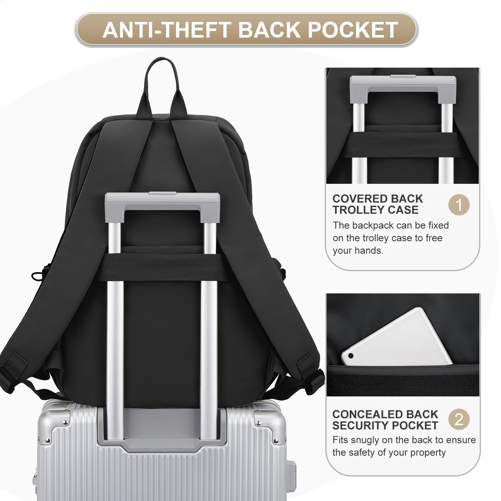 School Backpack Mens rens Backpack School Bag Versatile Japanese Backpack Unisex Book Bag Student Backpack 240813