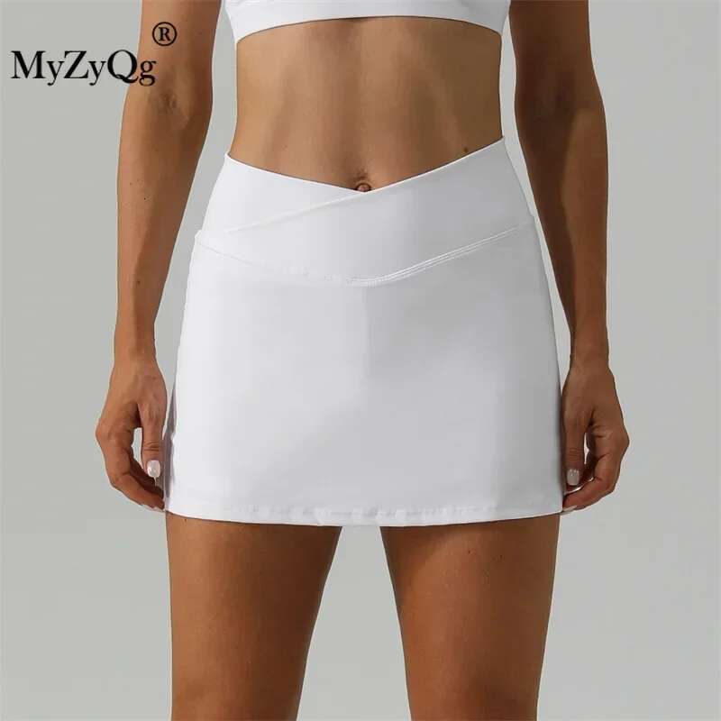 Women MyZyQg Tennis Slim-fit Yoga Short Breathable Mini Running Fiess Release Light Sports Skirt