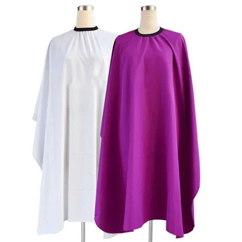 Black white hair salon professional salon hair shawl barber silicone collar barber apron shawl wholesale W240814