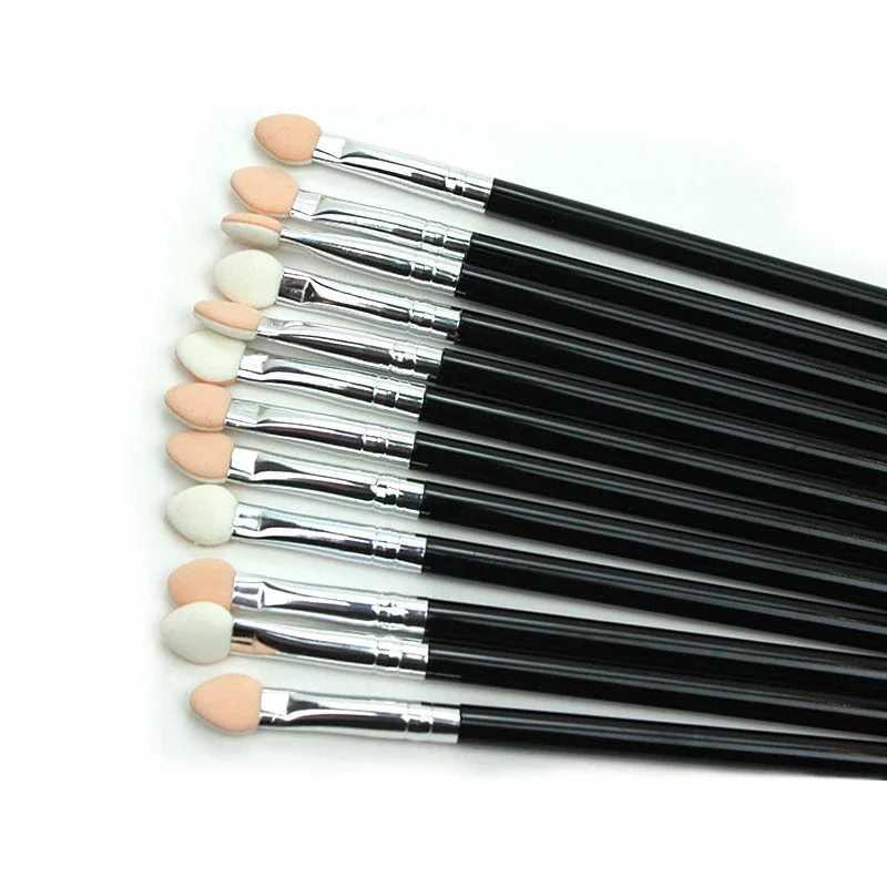 Portable eye brush sponge makeup sponge brush stick eye shadow nose lip decal brush beauty makeup tool W240814