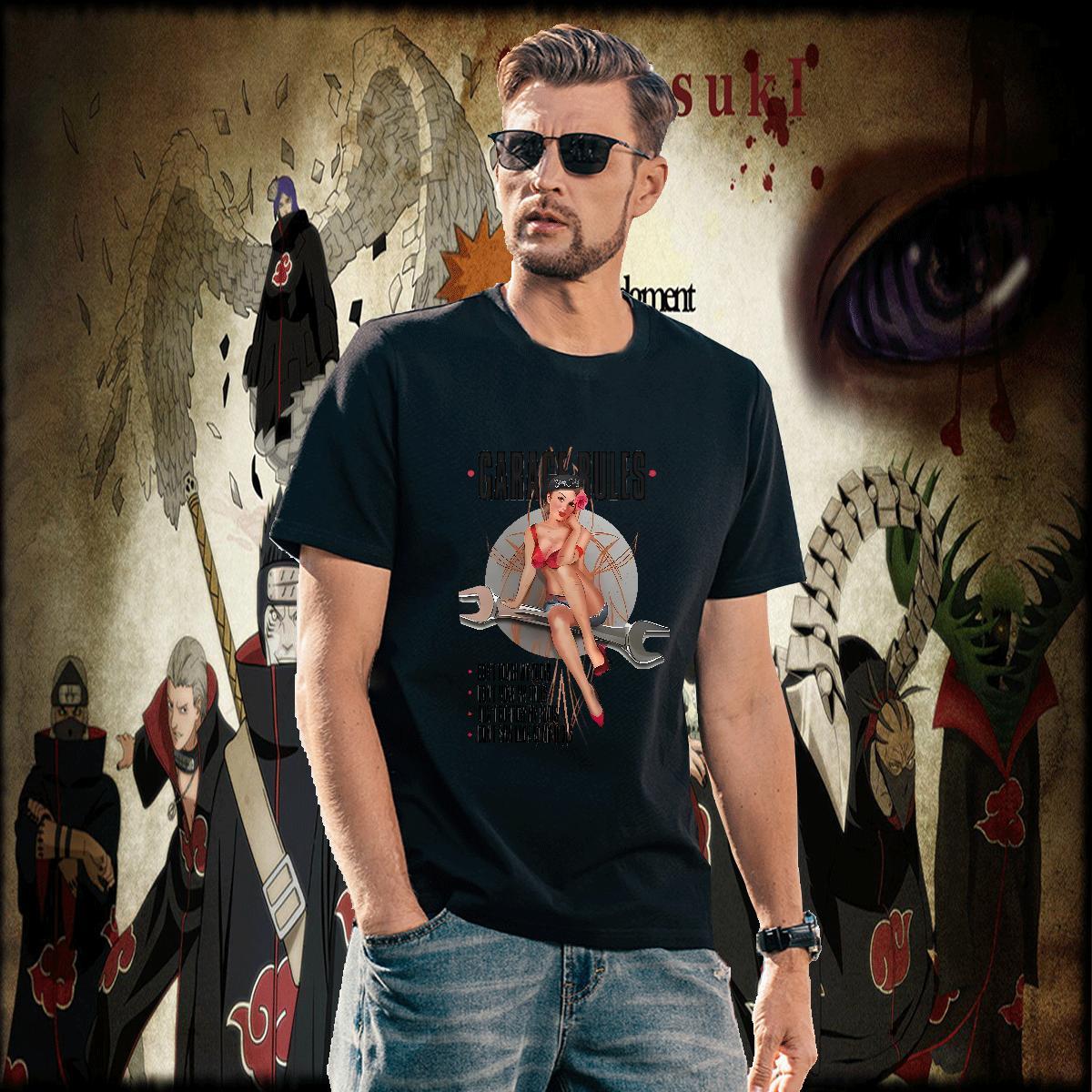 Free Shipping character Man T Shirts High Street Hip Hop Tshirt for Man Woman 230g Cotton New Breathable Crew Neck Custom Print Plus Size Tops Tees