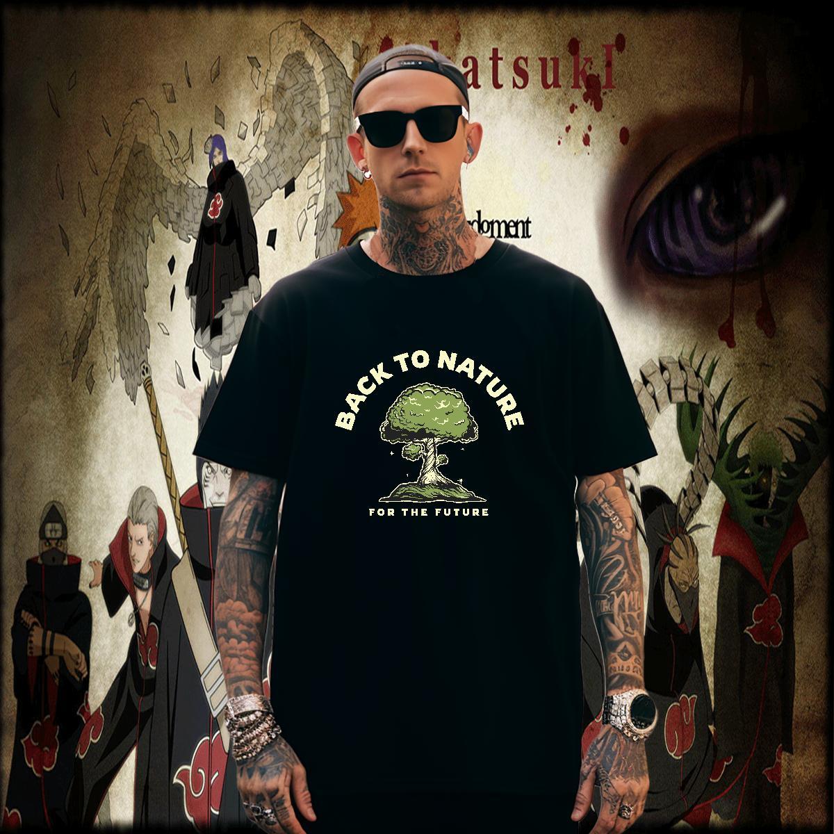 Soft tree Man T Shirts Hip Hop Mens Tshirts 230g Cotton Designer Fashion Pure Cotton Custom Printed Polos