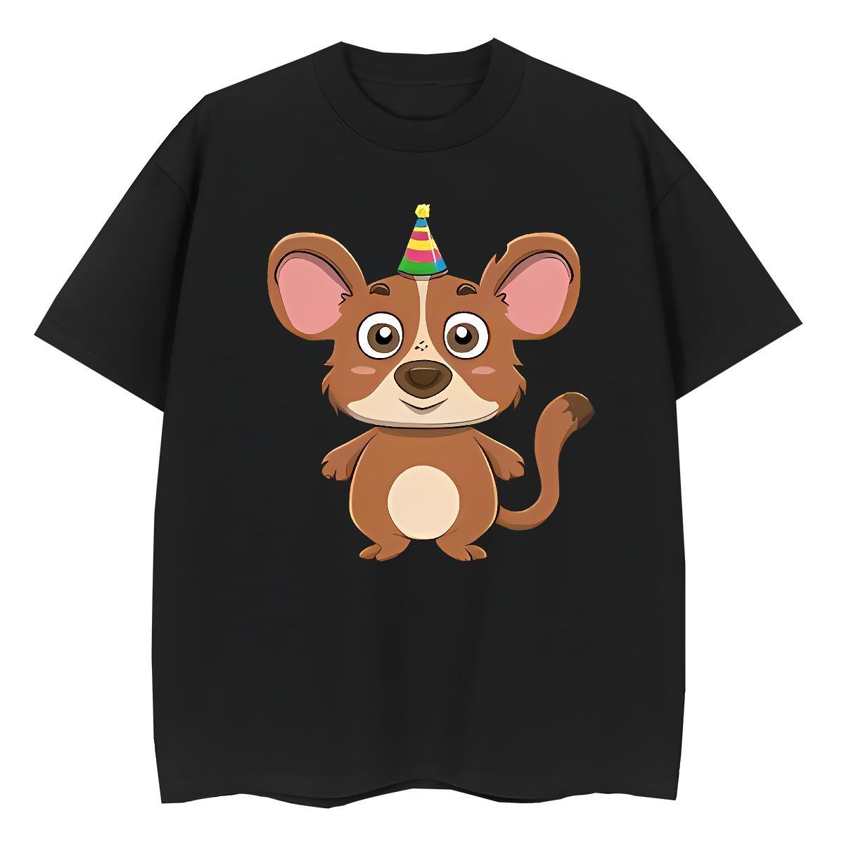 Unisex T-Shirts mouse Breathable Short Sleeve Hip Hop Street Custom Print Plus Size 230g Cotton Men Tops Tees New Designer Clothings