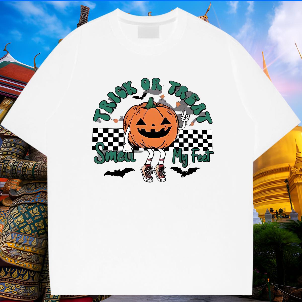 TOP Quality Man T Shirts halloween Breathable Crew Neck Daily Outfit Customized 230g Cotton Men Tshirts Free Shipping Clothings