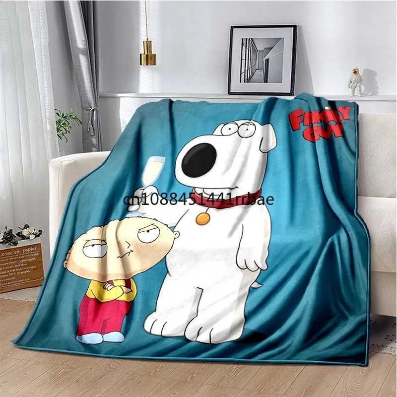 G-Guy Cool F-Family Blanket Childrens Warmblankets Flannel Soft and Comfortable Home TravelBlanket Birthday Gift Y240815