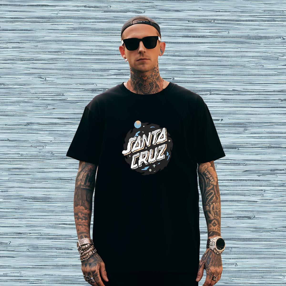 Cool letter Mens T Shirts Hip Hop Street Couples T Shirts 230g Cotton 2024 Summer Round Neck Short Sleeve DIY Logo Oversized Tops Shirt
