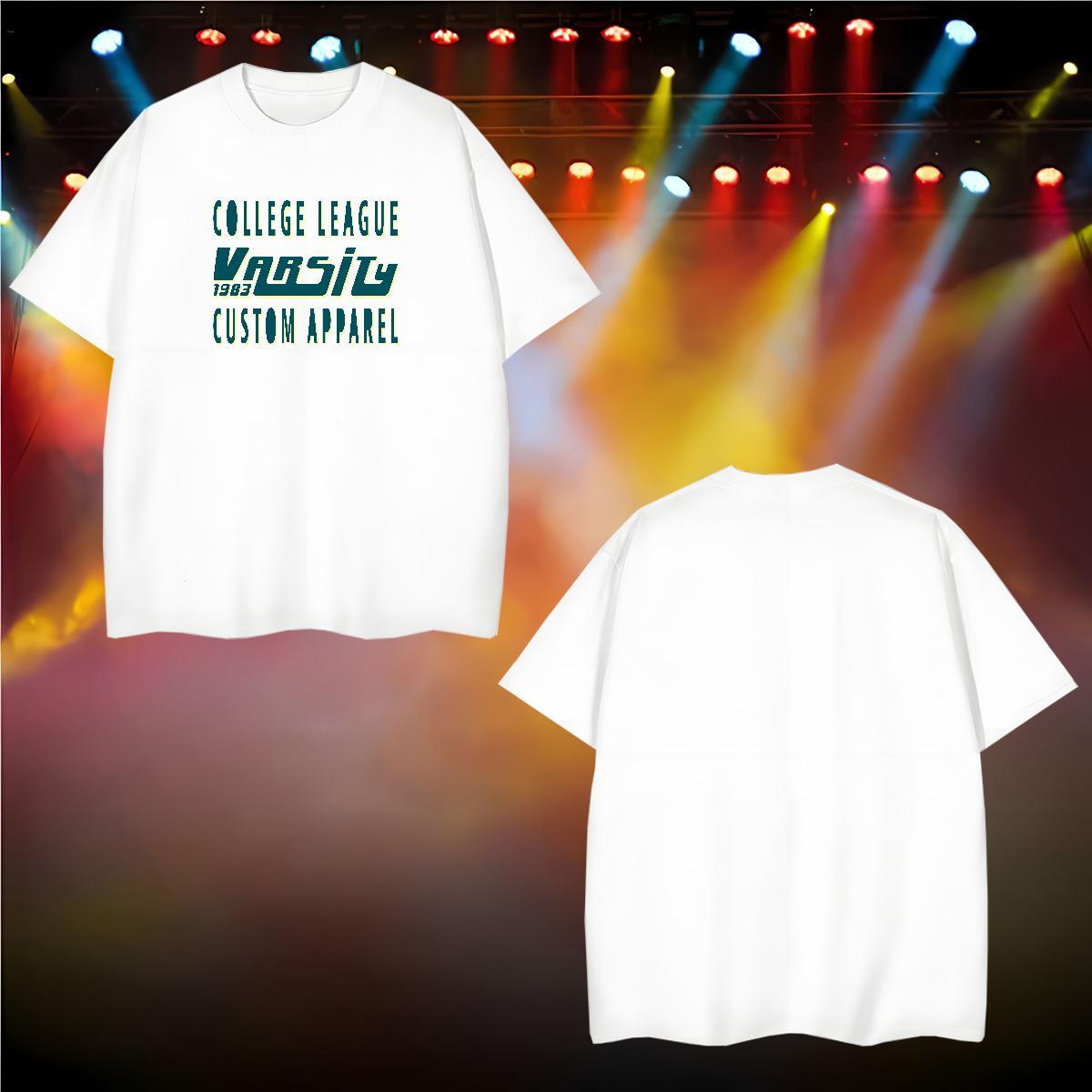 Unisex letter T shirt Outdoor Mens Tshirts 230g Pure Cotton 2024 Summer Breathable Short Sleeve Custom Anime Tees