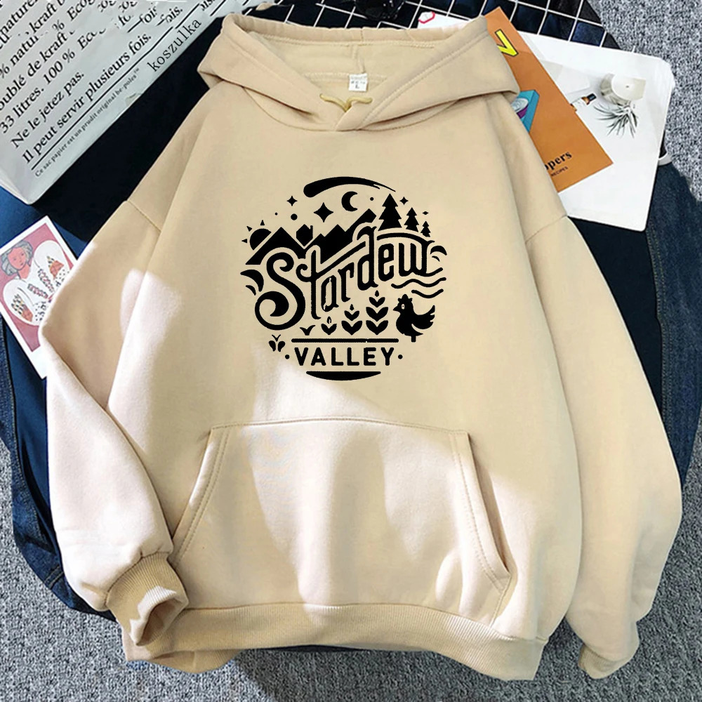 Anime Stardew Valley Hoodie Cartoon Cute Women Harajuku Hoodies Funny Rerto Tops Unisex Kawaii Vintage Sweatshirts Korea Hoody 240815