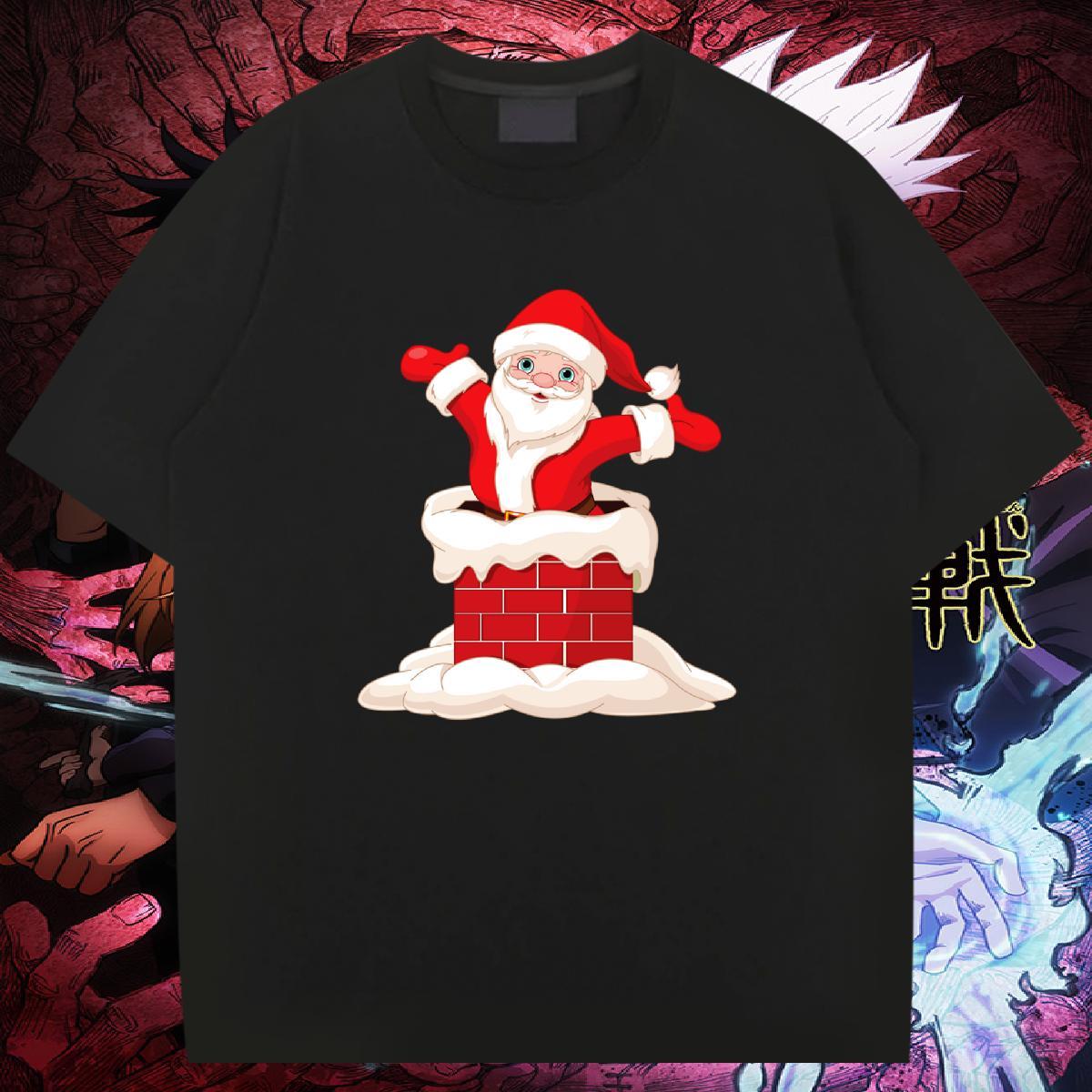 Unisex T Shirts Men O Neck Short Sleeves Street Anime 100% Cotton 230g Men Tops Tees Classic Tee Shirt