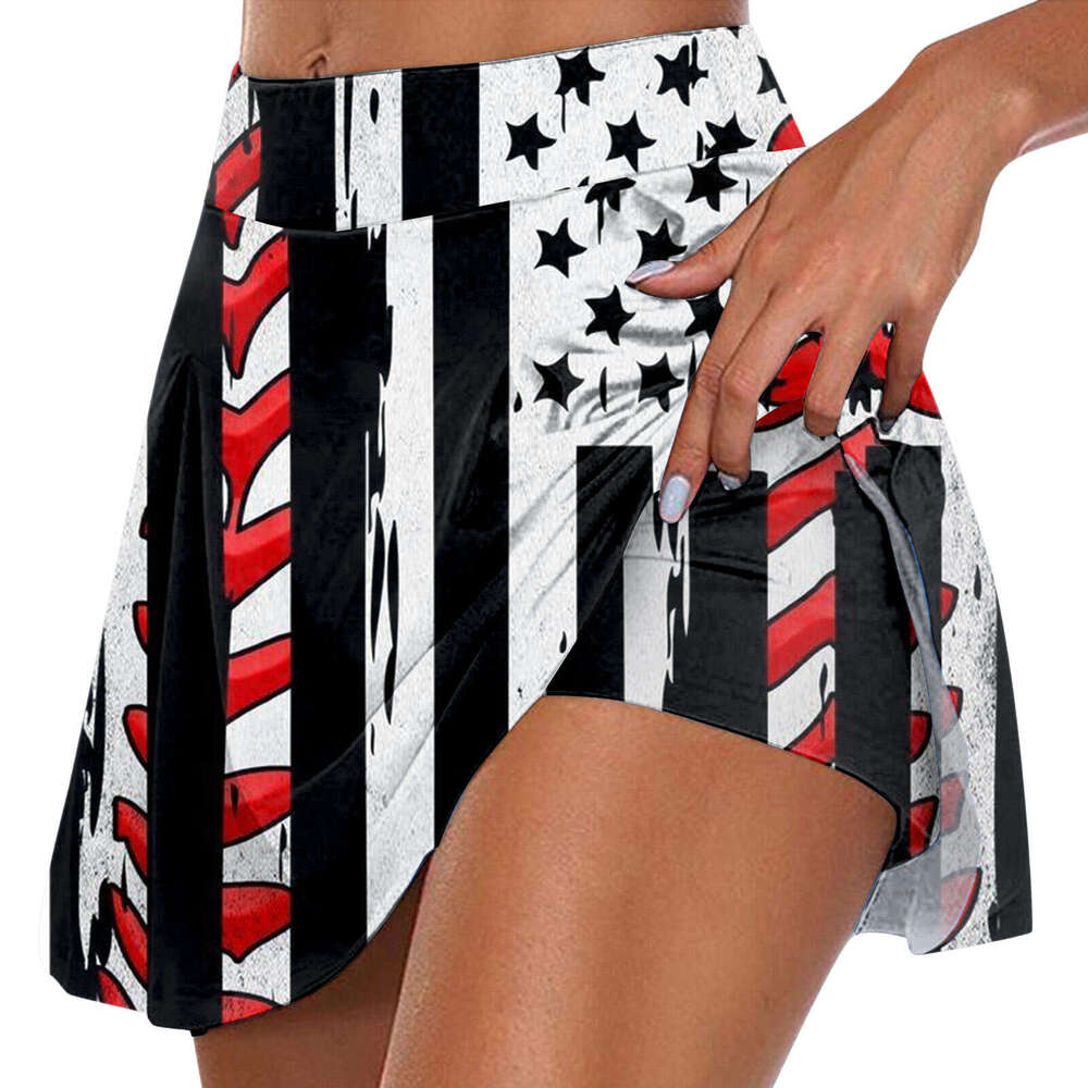 Printed Women Daily Casual Workout Tennis Yoga Sport Active Comfortable Elegant Floral Sports Stylish Shorts Skirt s