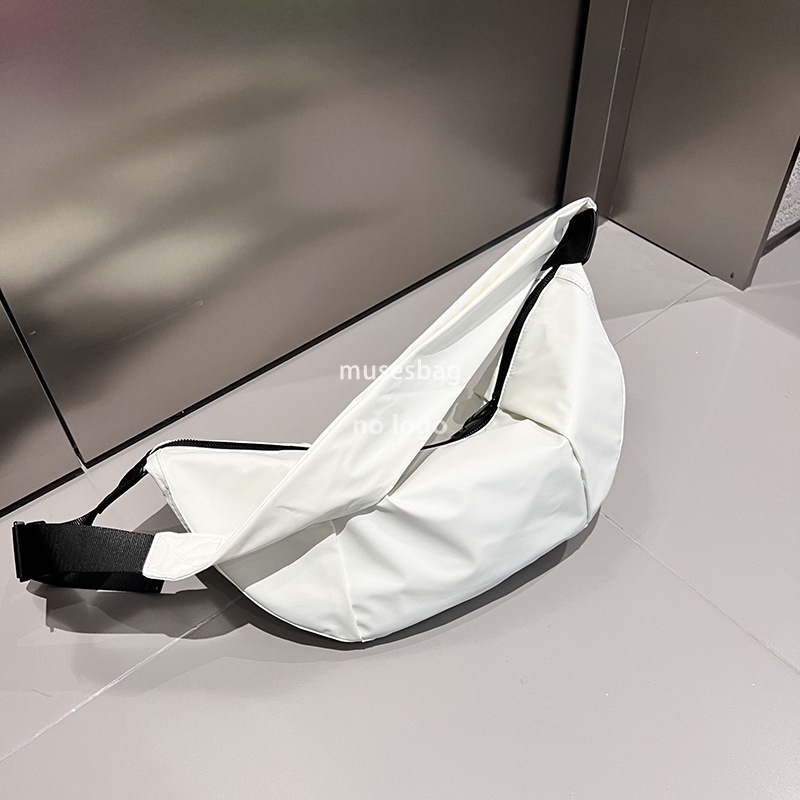 New high quality casual Oxford cloth crossbody bag simple large capacity lightweight single shoulder bag dumplings shape unisex croissant