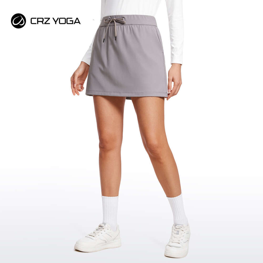 YOGA CRZ 4-Way Stretch Skirts for Women High Waisted Work Casual Golf Tennis Skirt Skorts with 5 Pockets