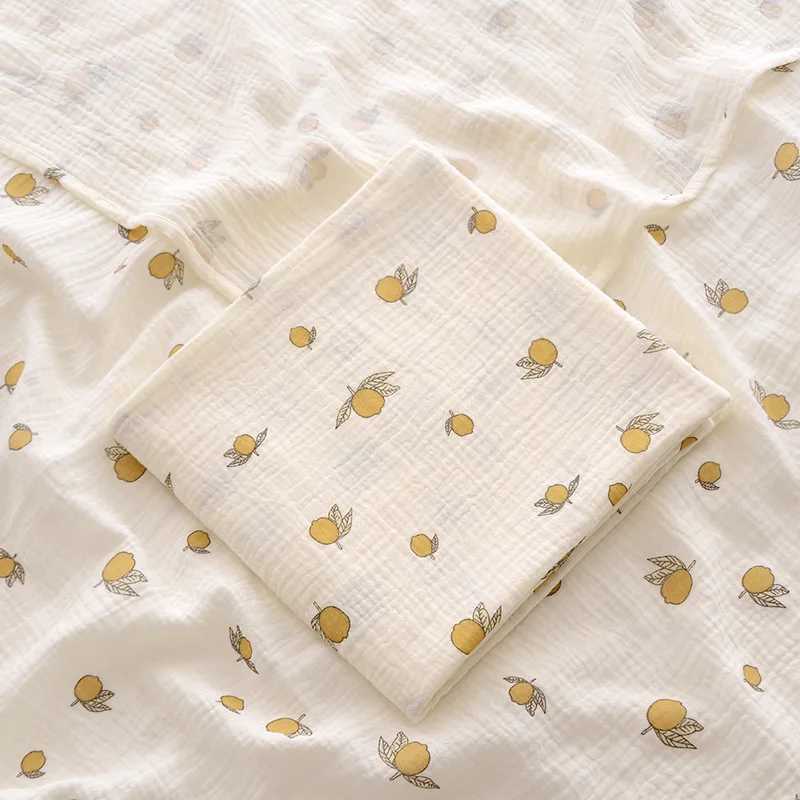 100X100cm Baby Receive Blanket for Newborn Cotton Muslin Swaddle Blanket Bedding Infant Bath Towel Baby Items Mother Kids Y240815