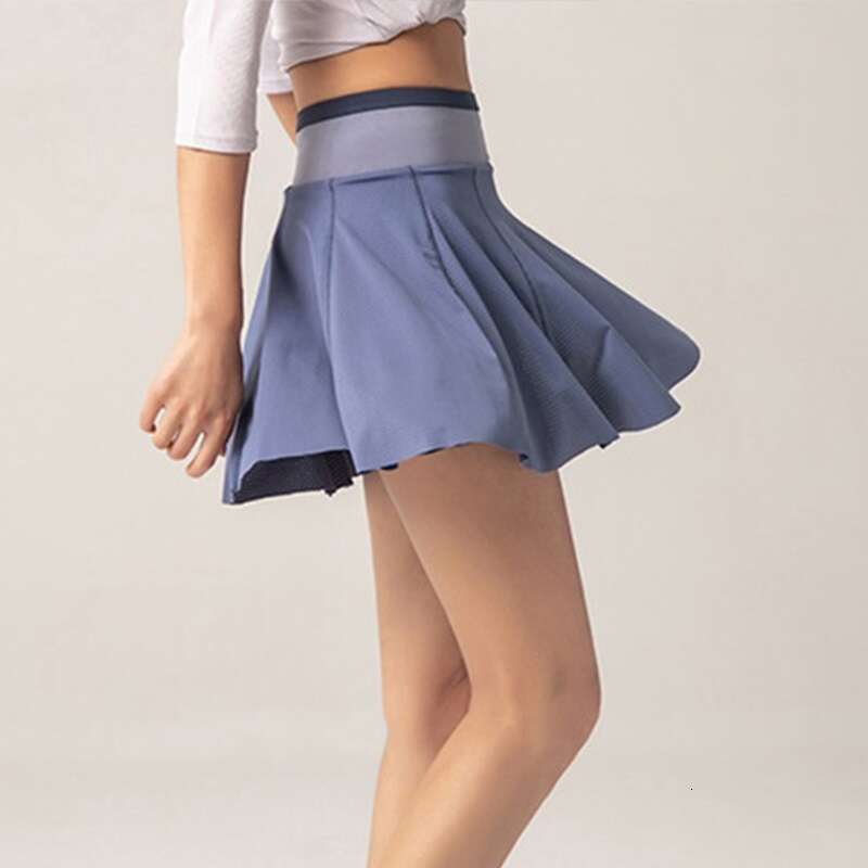 Hide Cloud XS Sports Skirts High Waist Tennis Golf Skirt Fiess Shorts Women Athletic Fast Dry Running Sport Skort Pocket
