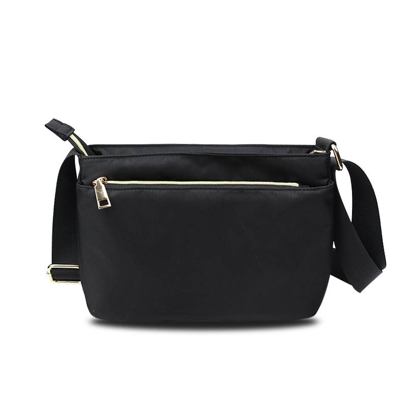 Stylish cross-body bag with contrasting colors Simple casual commuter shoulder bag Convenient European and American style storage bag Multi-layer bag