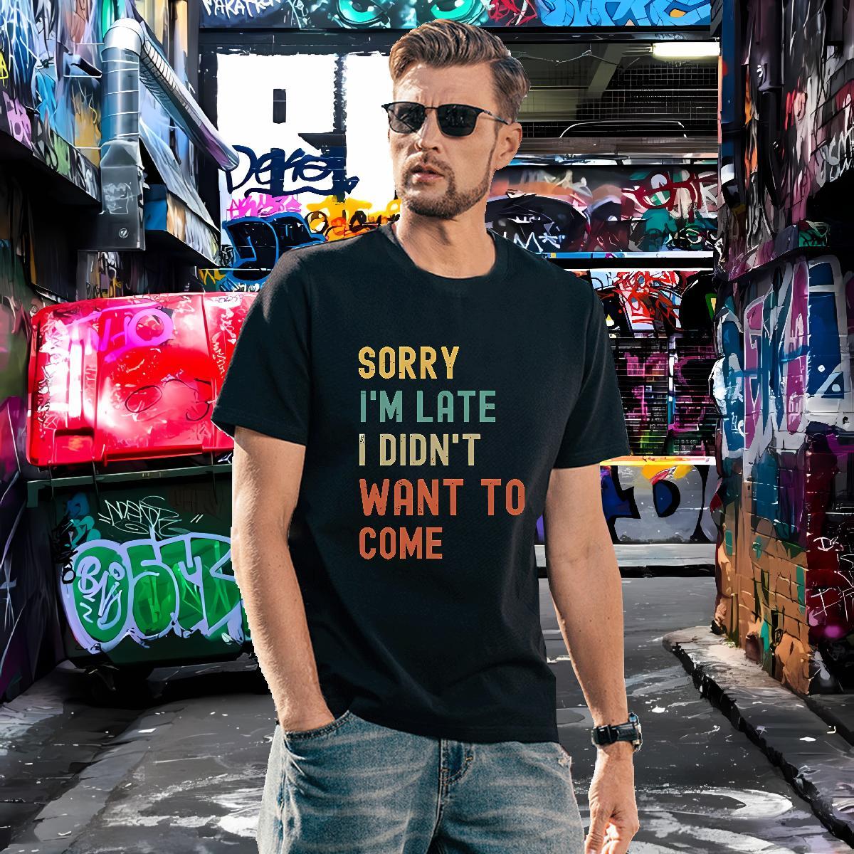 High Quality letter Men T Shirts Sport Men Clothes T-Shirt 230g Cotton Fashion Round Neck Short Sleeve Black Oversized Tops